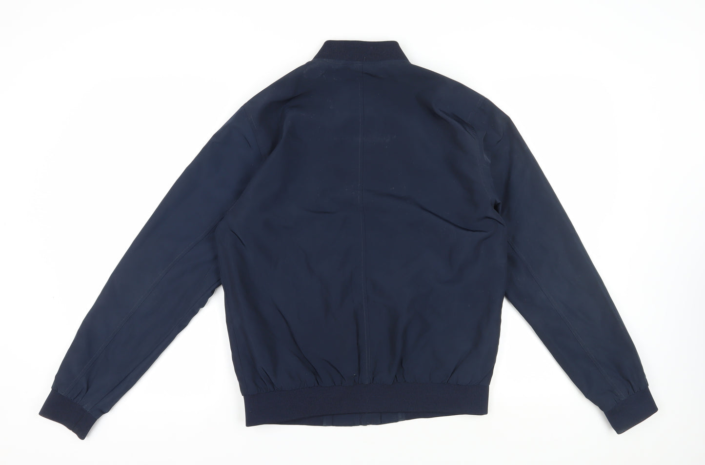 Topman Men's Blue Bomber Jacket - M