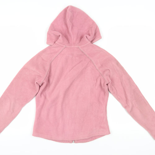 Next Women's Pink Hooded Fleece Jacket Size 12