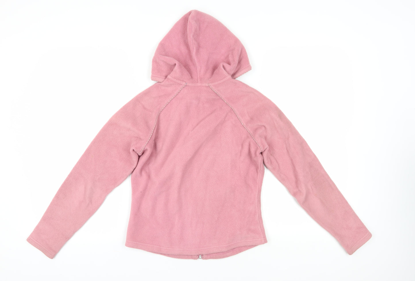 Next Women's Pink Hooded Fleece Jacket Size 12