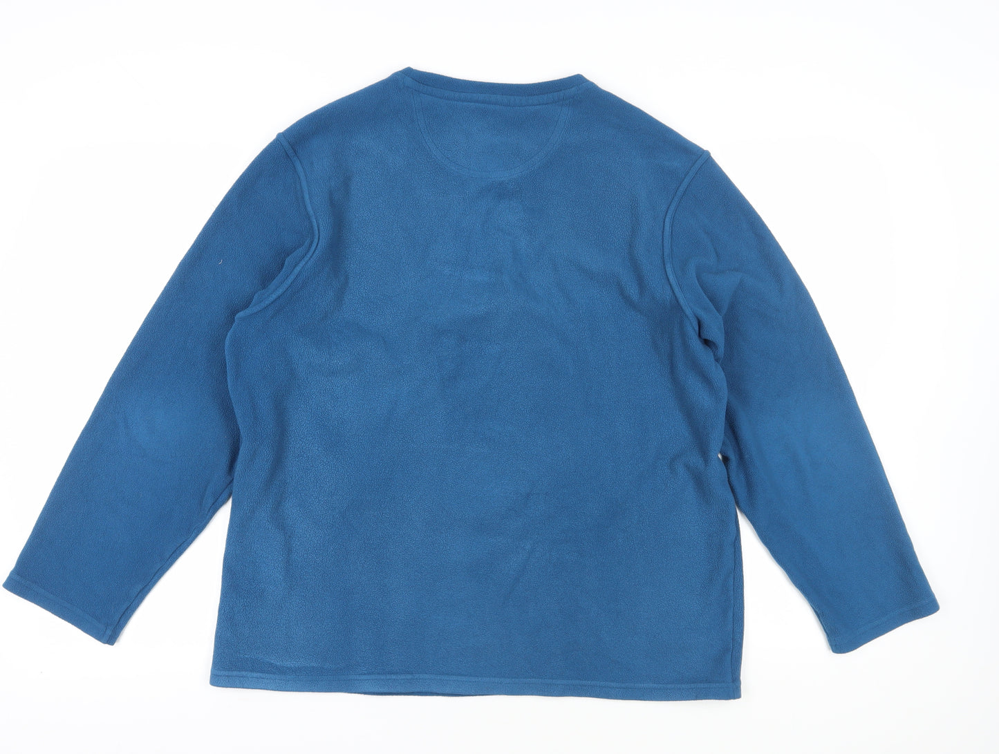 Marks and Spencer Men's Blue Fleece Sweatshirt L