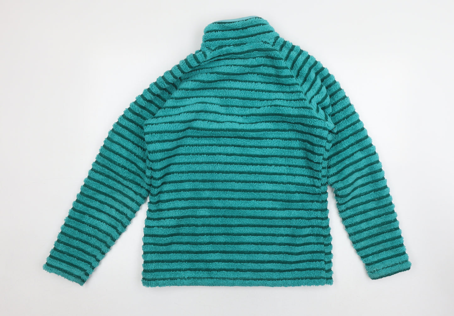 Craghoppers Women's Green Striped Pullover Sweatshirt Size 10