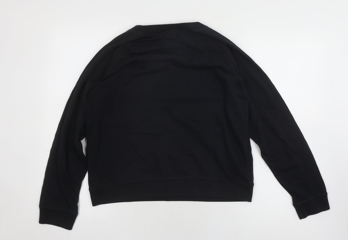 Jack Wills Women's Black Pullover Sweatshirt UK 8