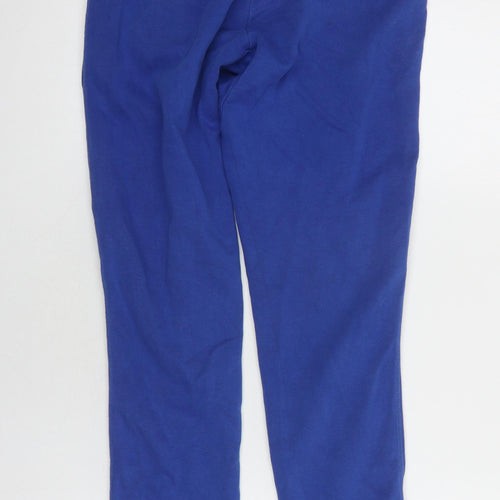 Gap Teens Blue Superman Joggers, Size 14, Cotton Blend, Casual