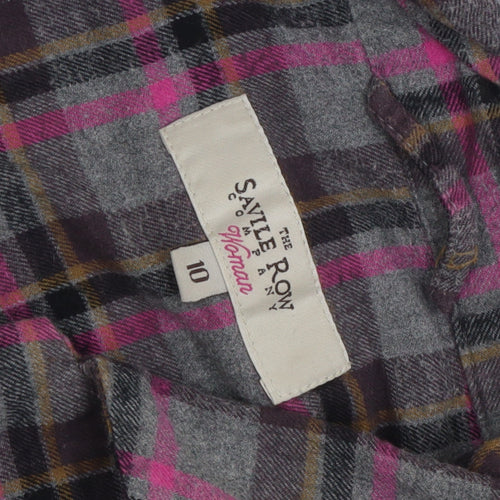 The Savile Row Company Women’s Multicoloured Plaid Shirt