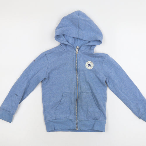Converse Boys Blue Hooded Zip Top 4 Years Casually Cool