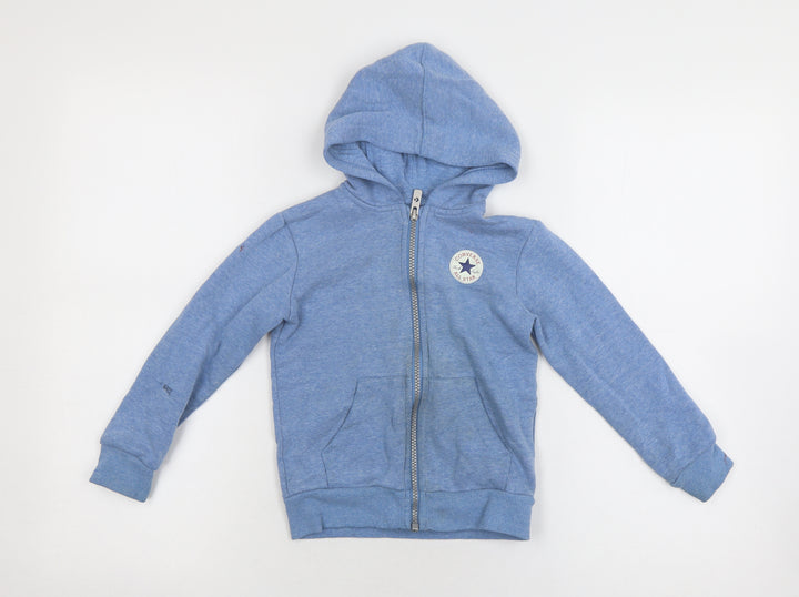 Converse Boys Blue Hooded Zip Top 4 Years Casually Cool