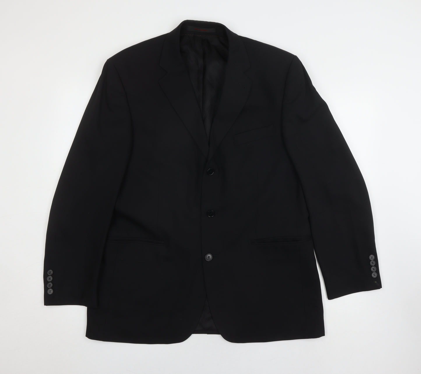 Jeff Banks Men's Black Wool Blazer 42R