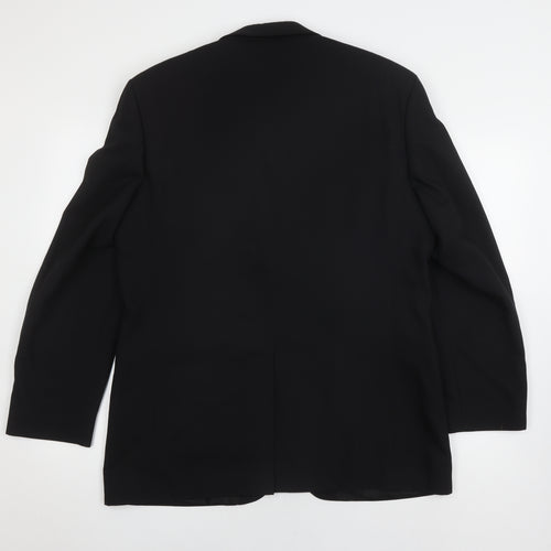 Jeff Banks Men's Black Wool Blazer 42R