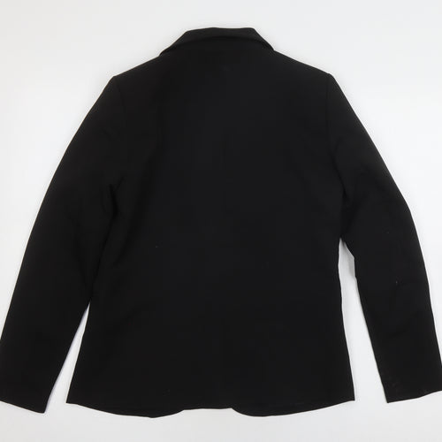 Pieces Women's Black Blazer XS, Single Breasted