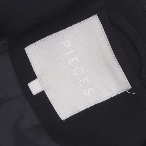 Pieces Women's Black Blazer XS, Single Breasted