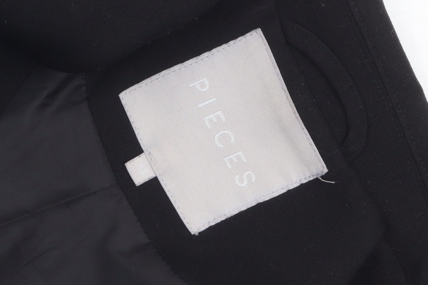 Pieces Women's Black Blazer XS, Single Breasted