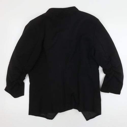 Vila Women’s Black Jacket L Size Classic Style