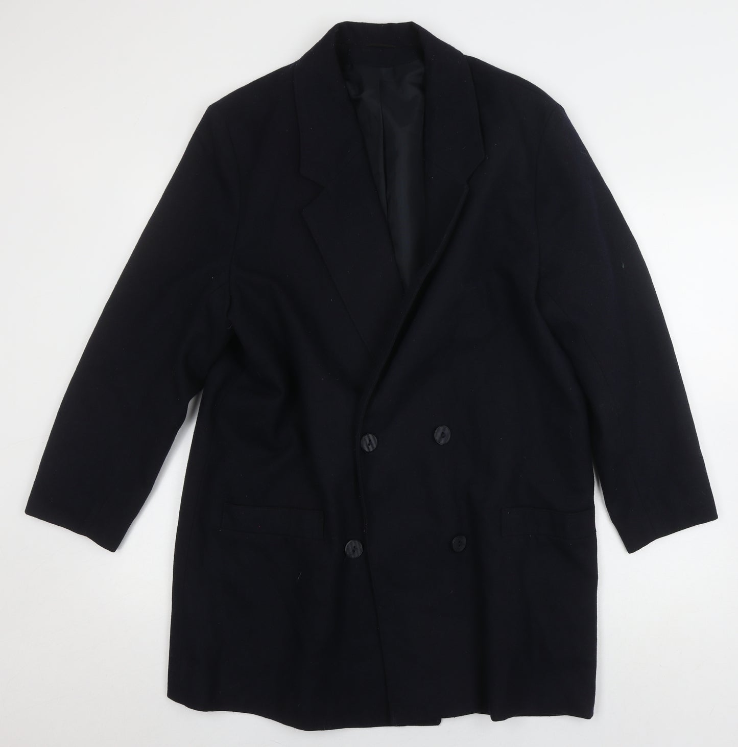 St. Bernard Women's Black Wool Blend Overcoat Size 14