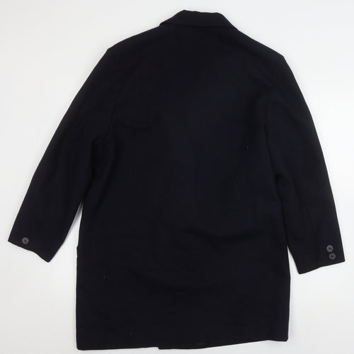St. Bernard Women's Black Wool Blend Overcoat Size 14