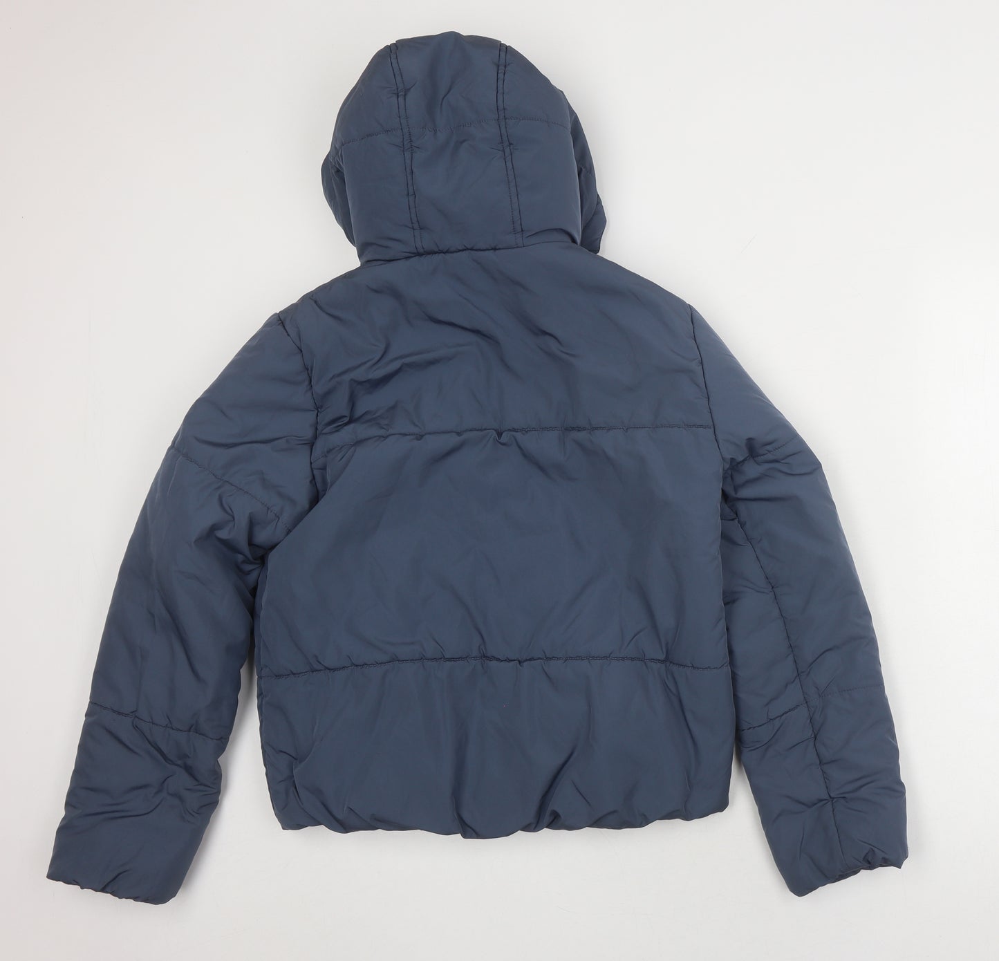 Marks and Spencer Women's Blue Puffer Jacket Size 6