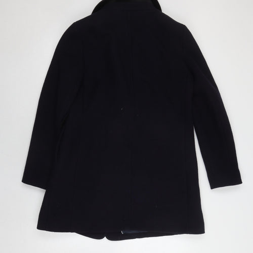 Marks and Spencer Women's Black Pea Coat Size 12