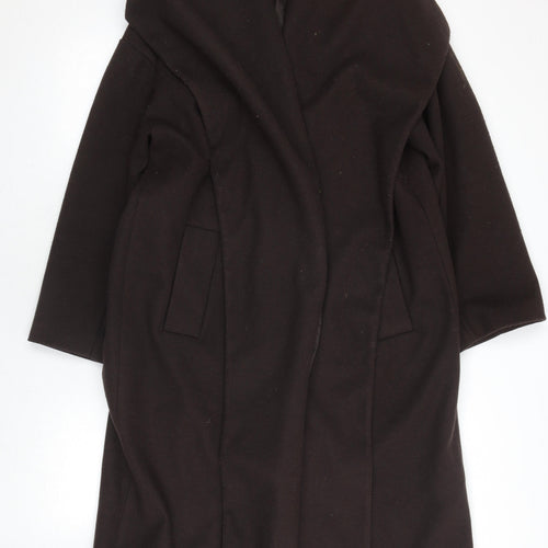 ASOS DESIGN Women's Black Long Overcoat Size 4