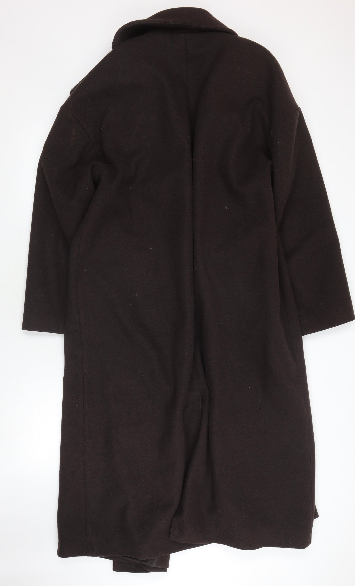 ASOS DESIGN Women's Black Long Overcoat Size 4