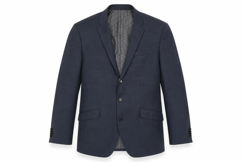 Front view of Marks & Spencer Men's Blue Blazer 42R