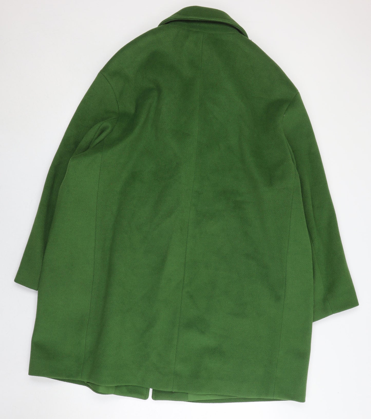 Marks and Spencer Women's Green Overcoat, Size 24