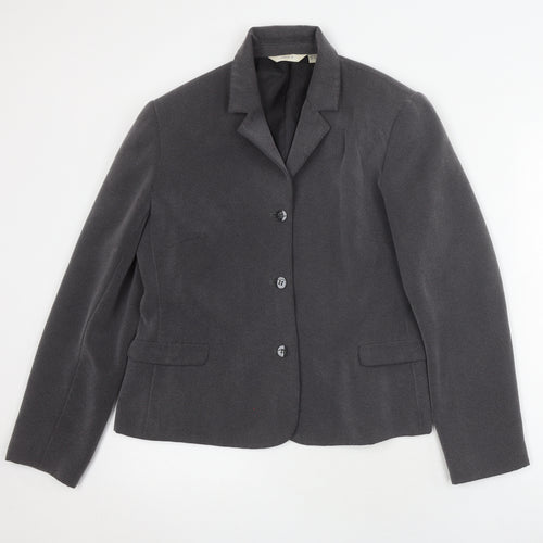 Next Women's Grey Blazer Size 12 Business Jacket