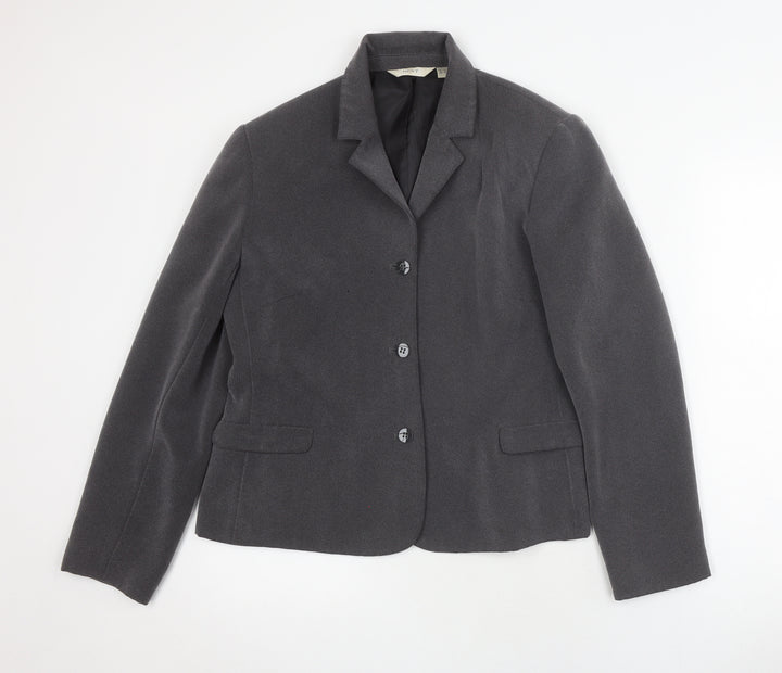 Next Women's Grey Blazer Size 12 Business Jacket