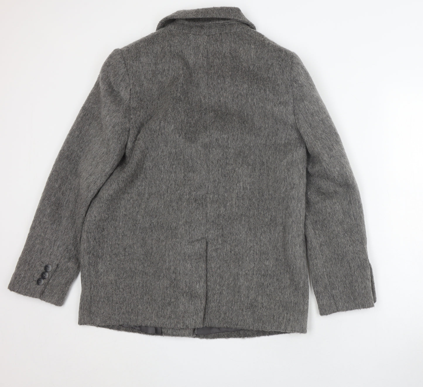 Marks and Spencer Grey Women's Coat, Size 10, Classic Style