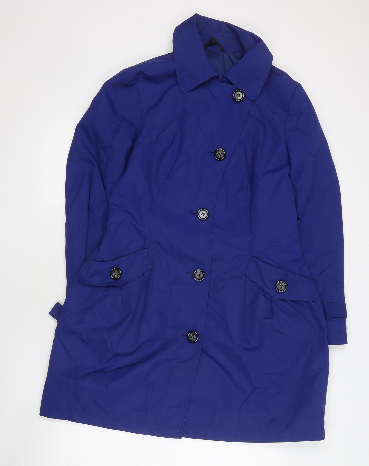 Marks and Spencer Blue Women's Coat, Size 12