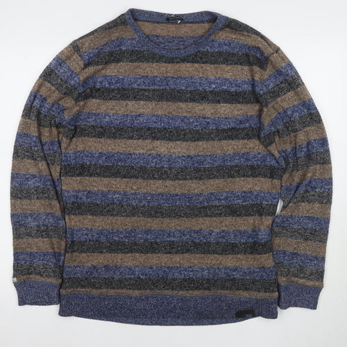 Key Largo Striped Men's Multicoloured Pullover M