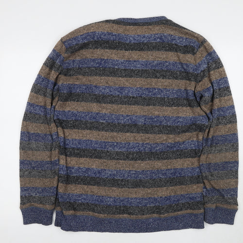 Key Largo Striped Men's Multicoloured Pullover M