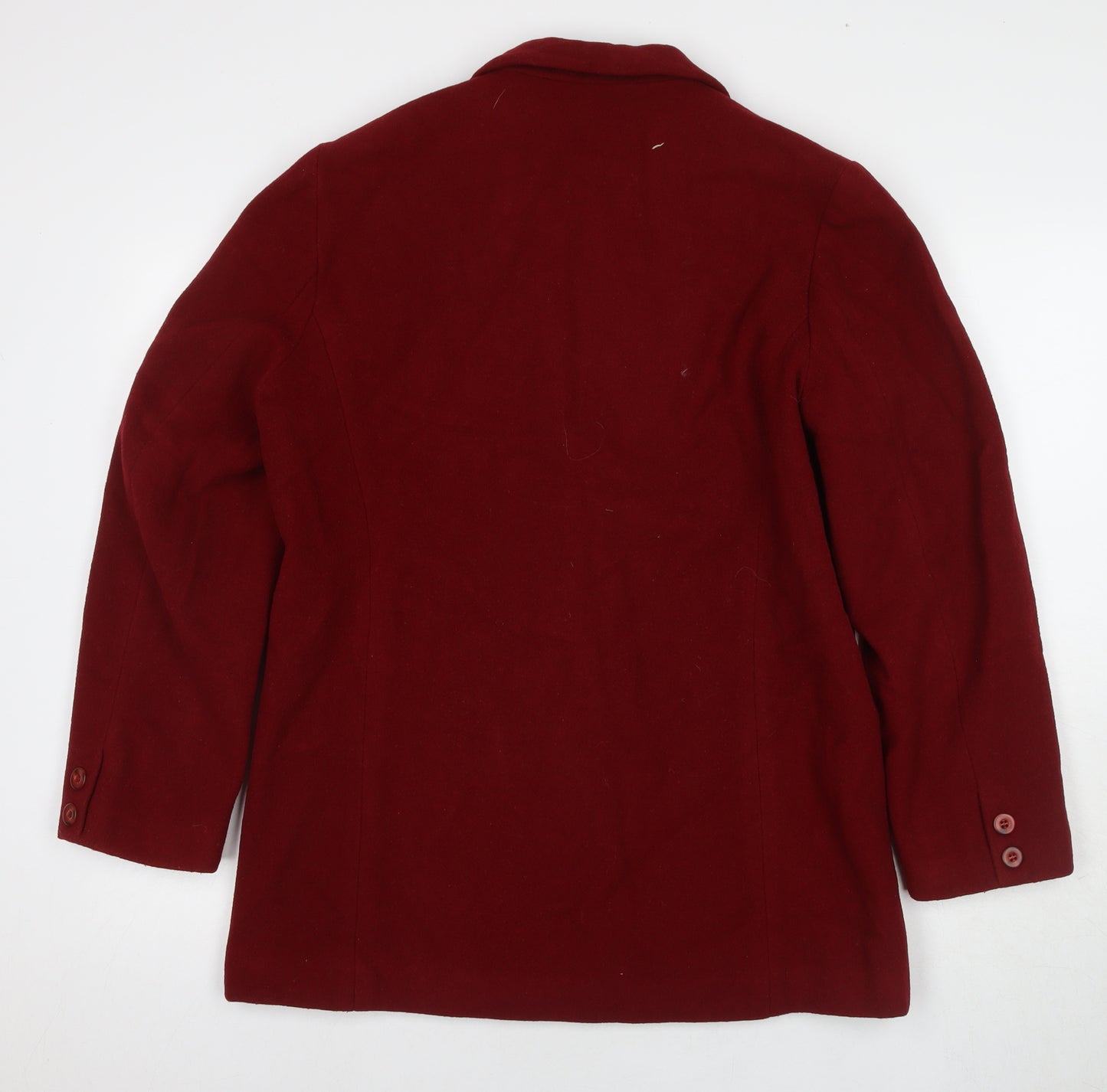 Dorothy Perkins Women's Red Wool Coat Size 12