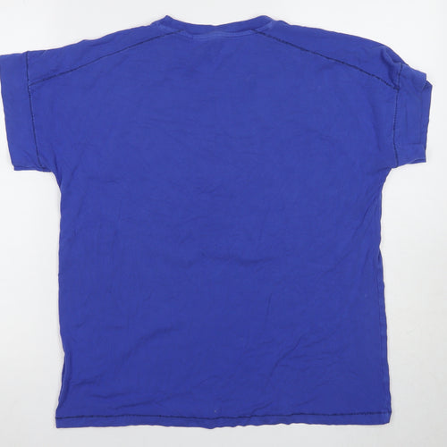 Peanuts Women's Blue T-Shirt Size 14 Regular Casual