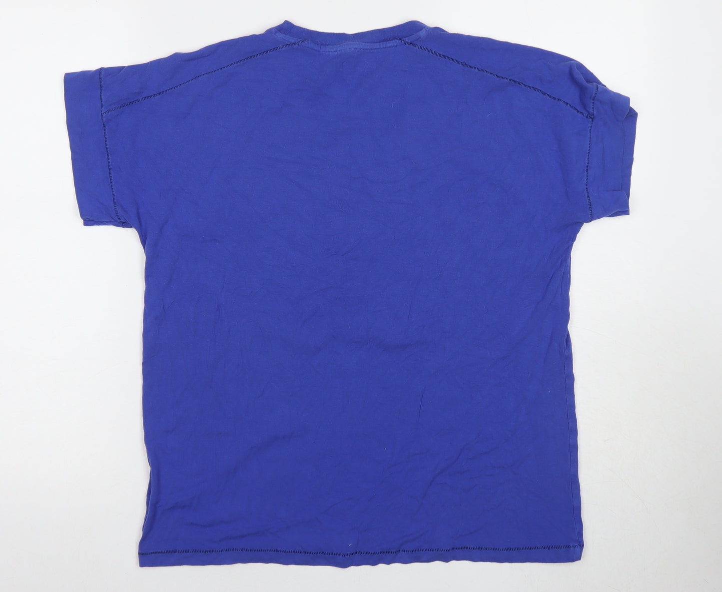 Peanuts Women's Blue T-Shirt Size 14 Regular Casual