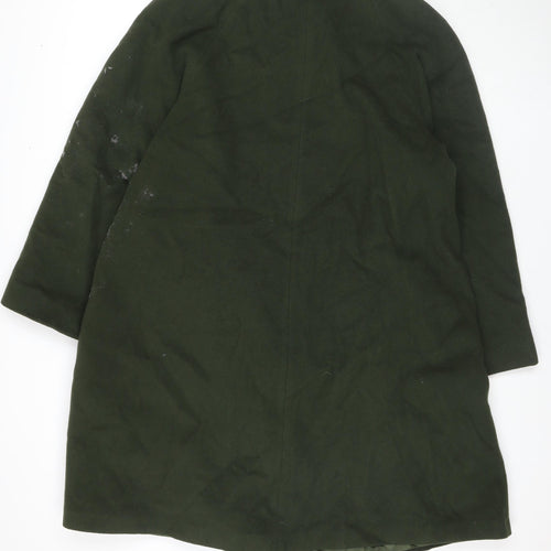 Club Line Women's Green Overcoat Size 12 Classic