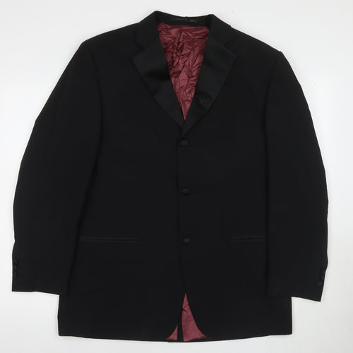 Kilmaine Men's Black Blazer Size 40R Formal Shawl Lapel
