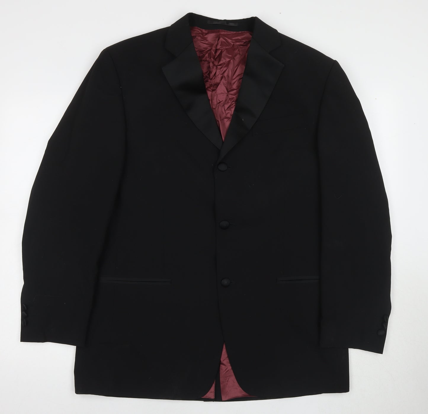 Kilmaine Men's Black Blazer Size 40R Formal Shawl Lapel