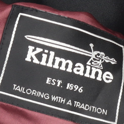 Kilmaine Men's Black Blazer Size 40R Formal Shawl Lapel
