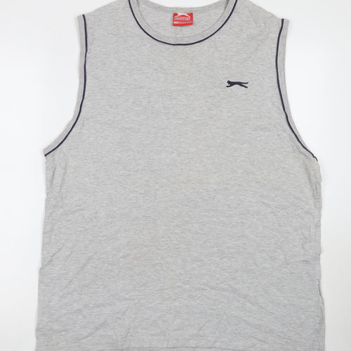 Slazenger Men's Grey 2XL Sleeveless T-Shirt
