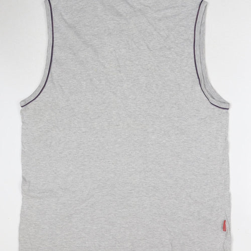 Slazenger Men's Grey 2XL Sleeveless T-Shirt