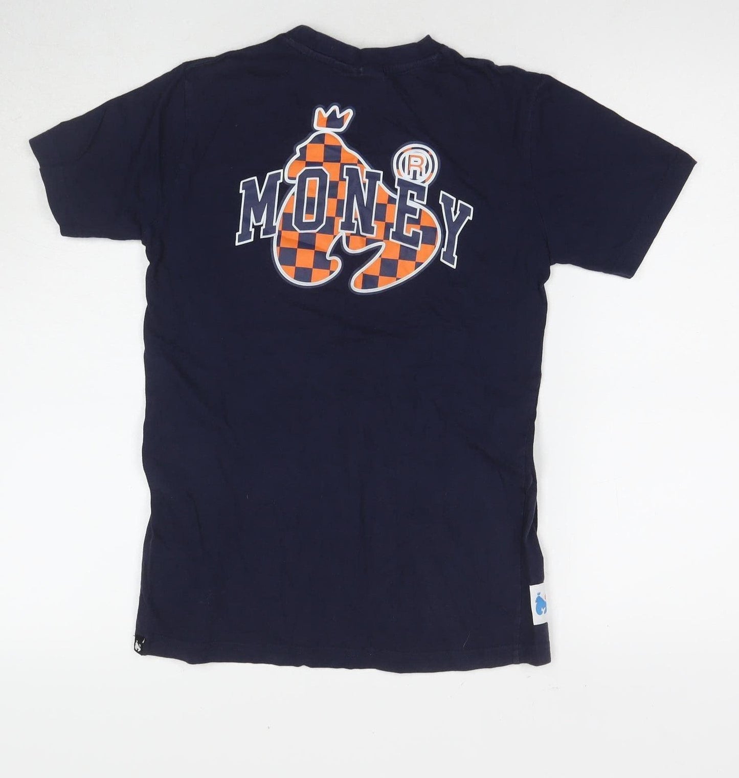 Money Boys' Blue Graphic Print T-Shirt, Size 13 Years