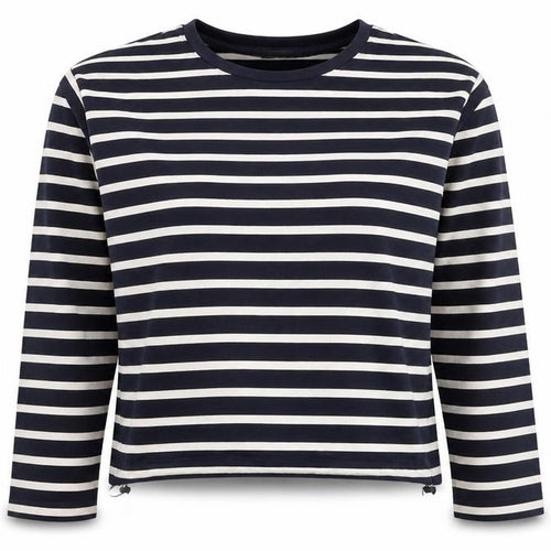 Selected Femme Women's Black Stripe Long Sleeve Top S