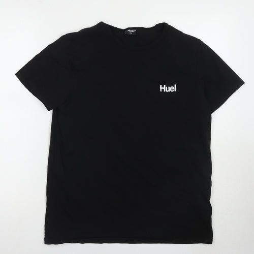 Huel Men's Black XL Cotton Crew Neck T-Shirt