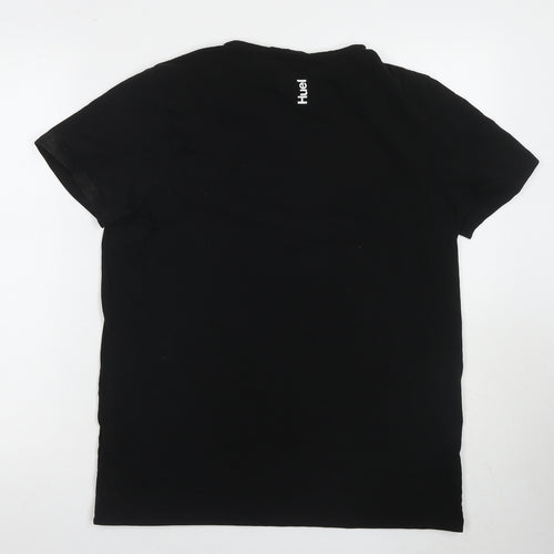 Huel Men's Black XL Cotton Crew Neck T-Shirt