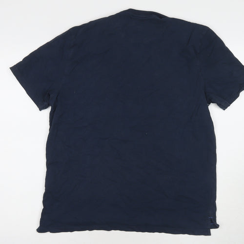 White Stuff Men’s Blue Graphic T-Shirt L
