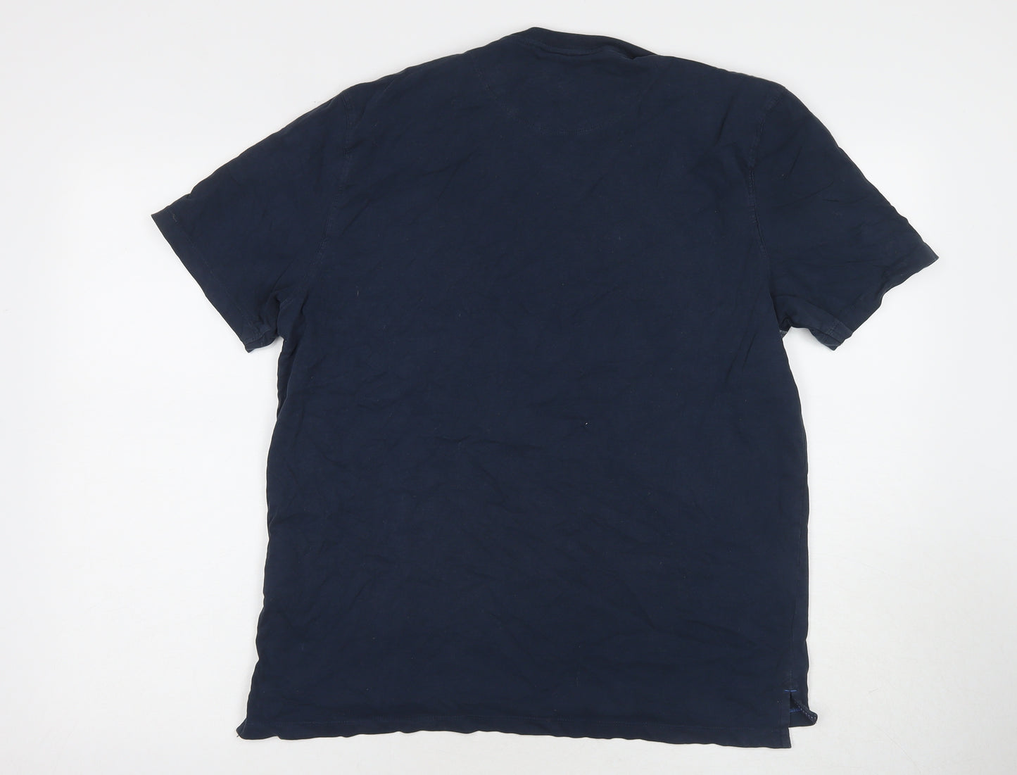 White Stuff Men’s Blue Graphic T-Shirt L