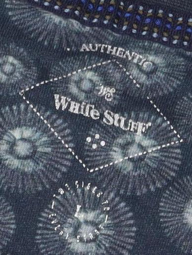 White Stuff Men’s Blue Graphic T-Shirt L