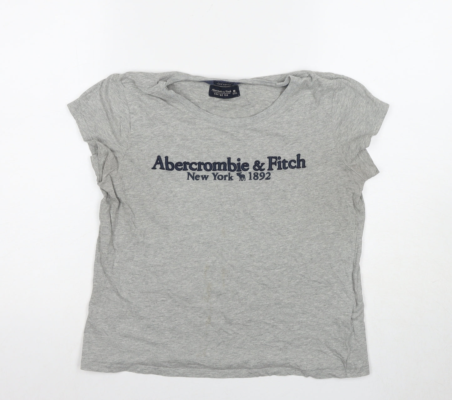 Abercrombie & Fitch Women's Grey T-Shirt M Casual