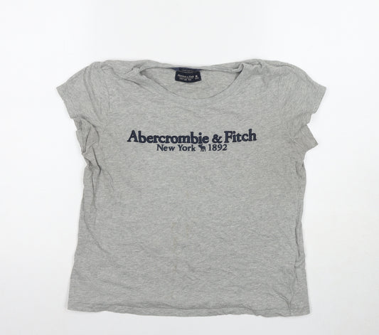 Abercrombie & Fitch Women's Grey T-Shirt M Casual