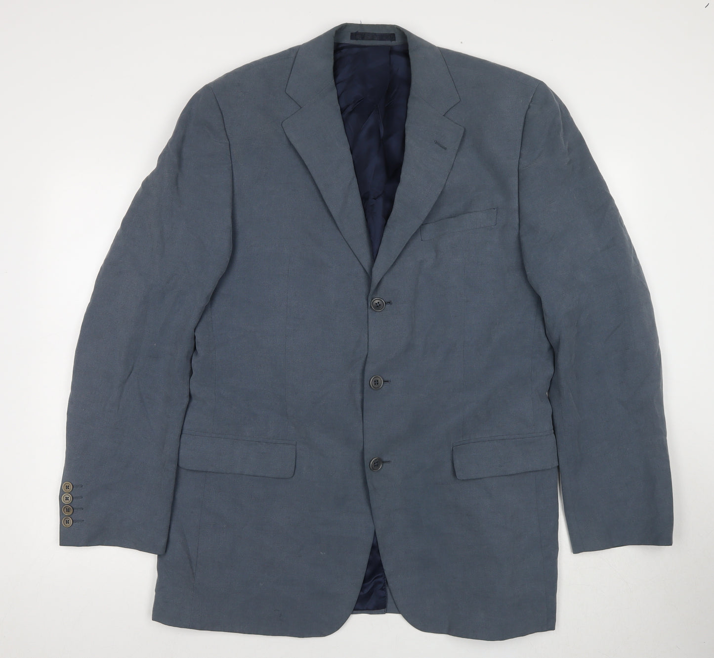 Jaeger Blue Men's Blazer, 42L