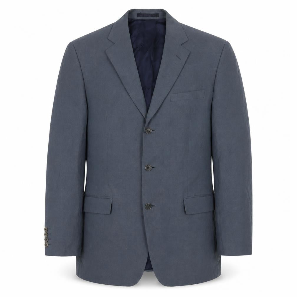 Front view of Jaeger Blue Men's Blazer, 42L